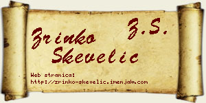 Zrinko Skevelić vizit kartica